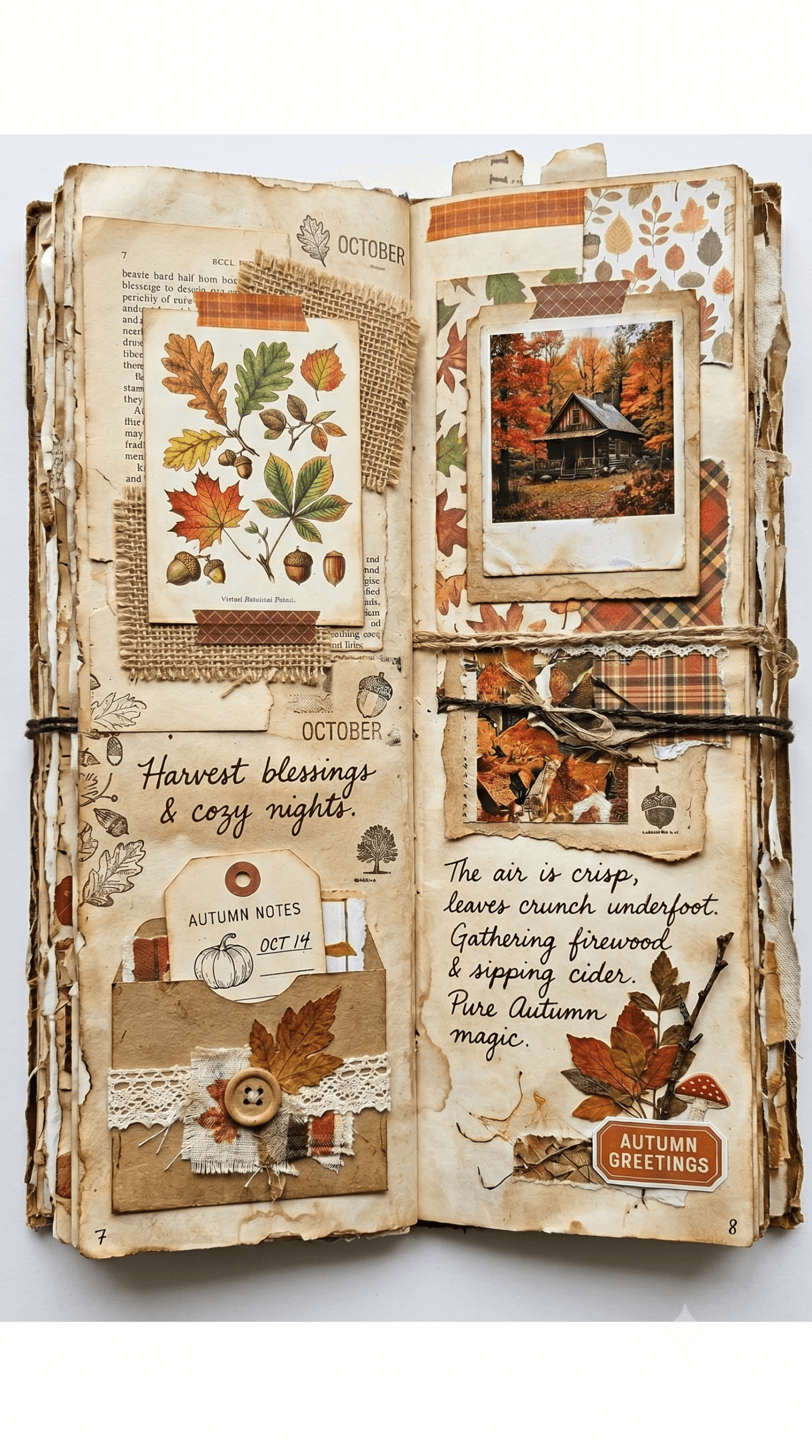 Harvest Blessings Journal Page Printable