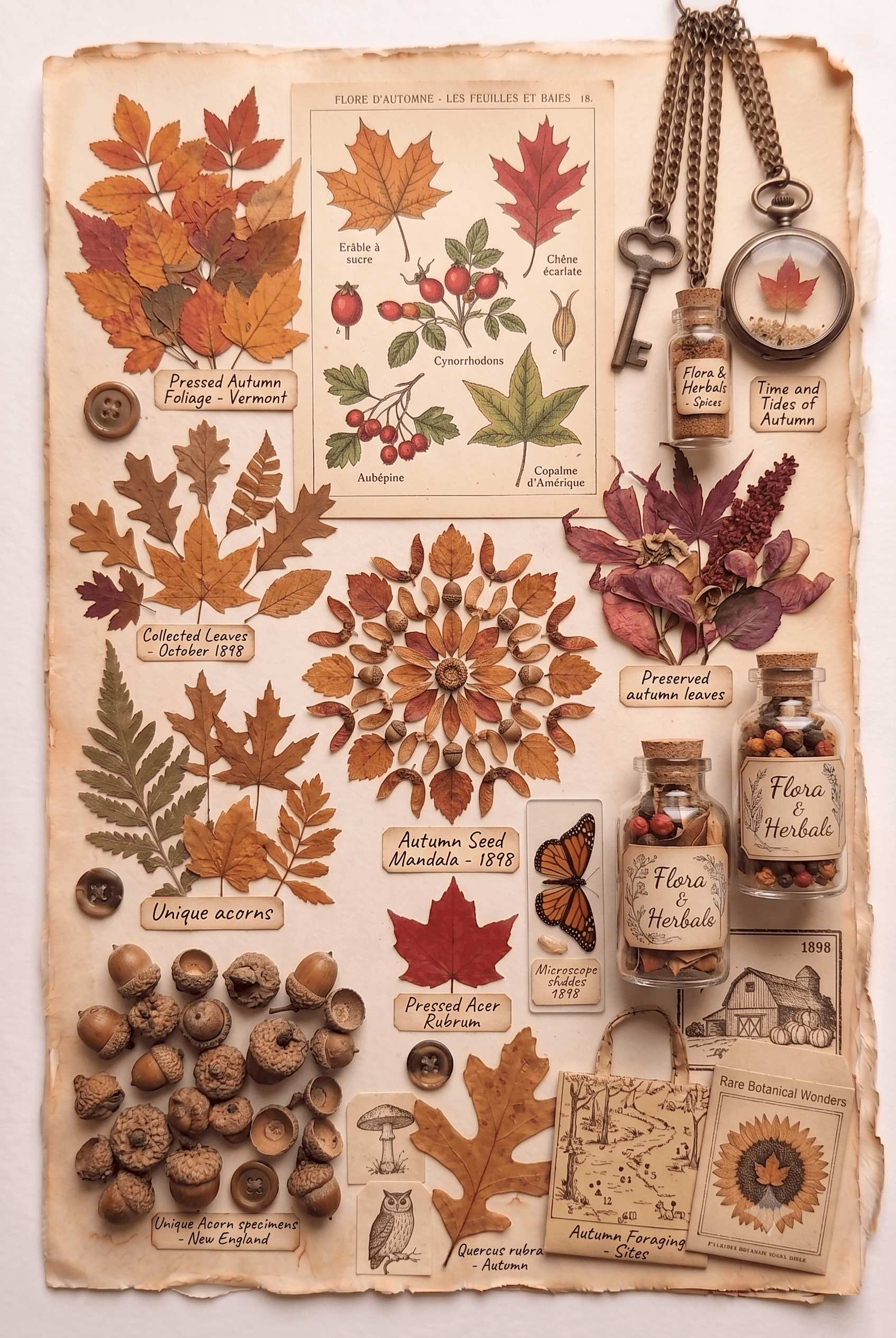 Fall Junk Journal Page Printable