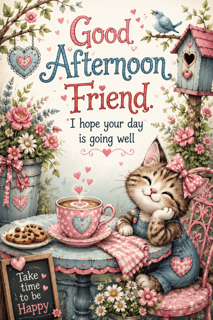 Good Afternoon Friend Ecard