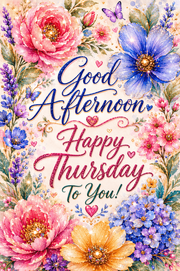 Good Afternoon Happy Thursday To You Ecard