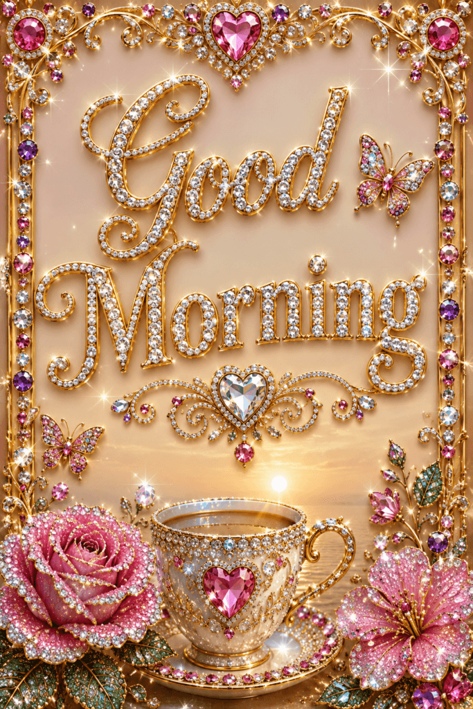 Good Morning Bejeweled Ecard