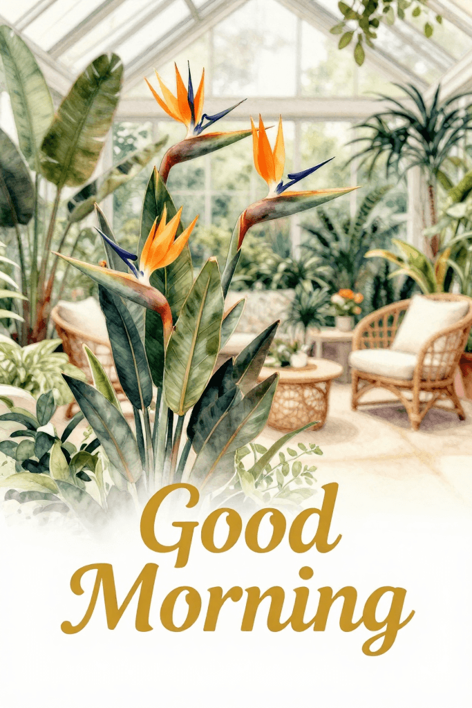 Good Morning Birds Of Paradise Ecard