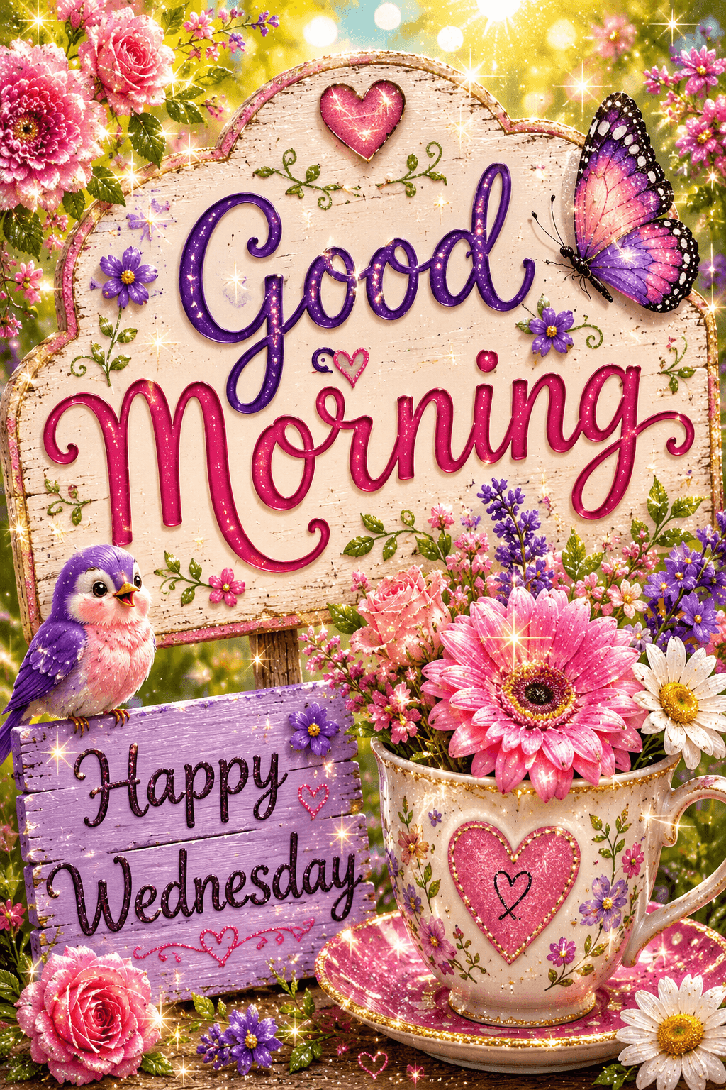 Good Morning Happy Wednesday Ecard