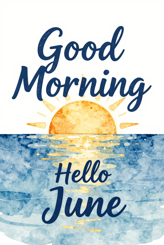 Good Morning Hello June