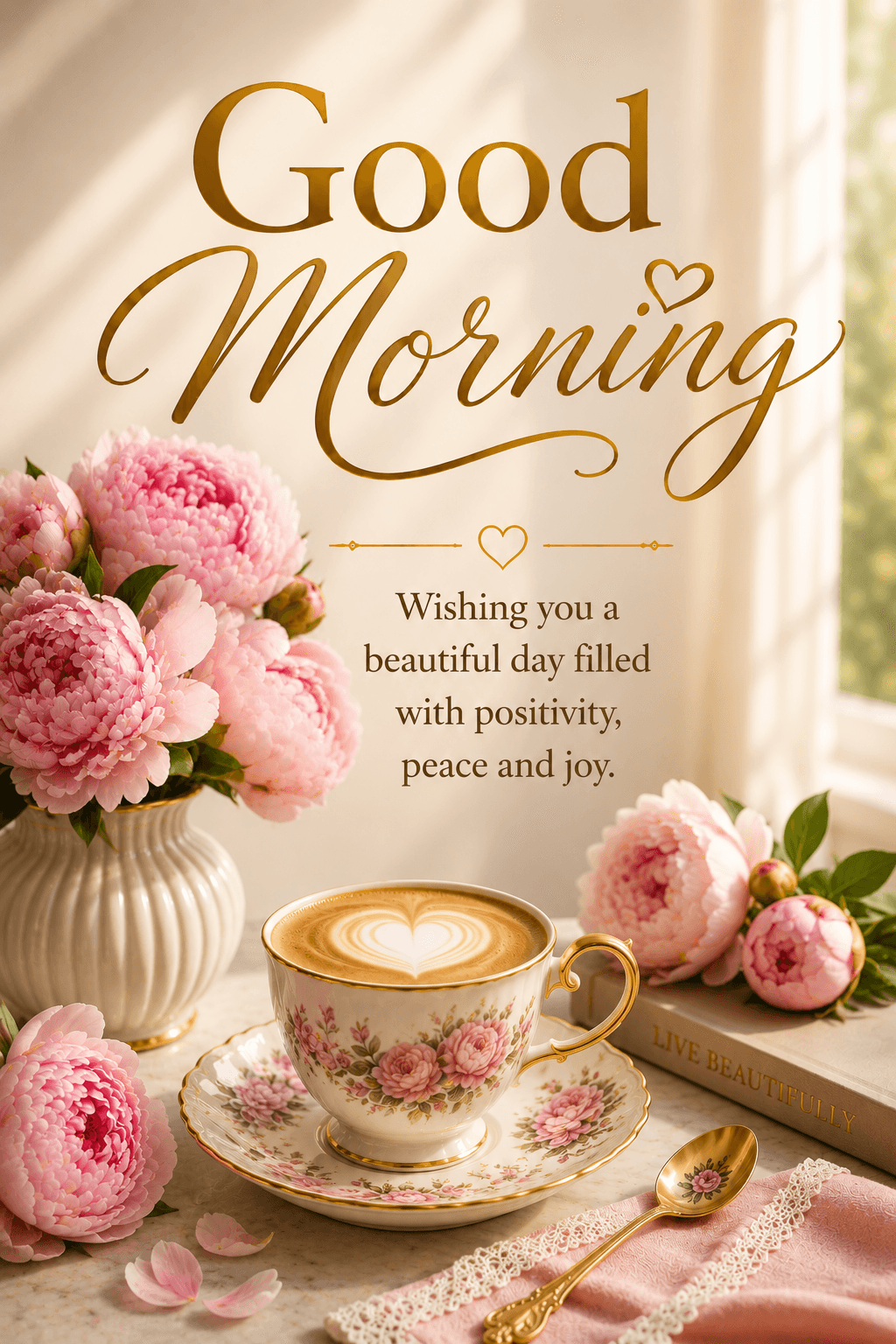 A Day Filled With Positivity, Peace, And Joy Ecard