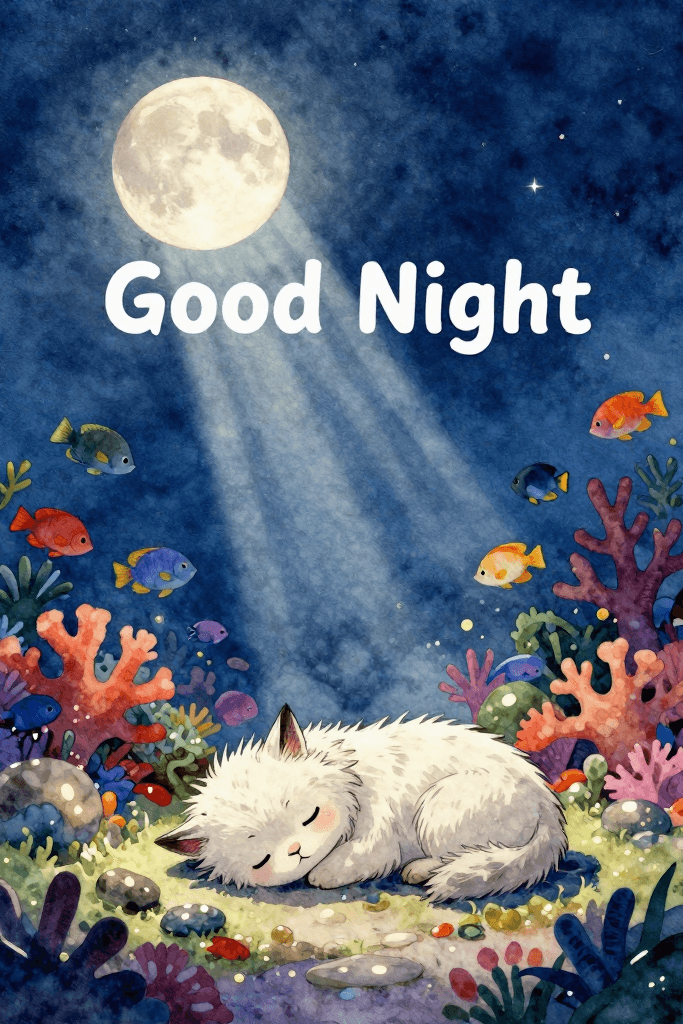 Good Night Cut Under The Sea Ecard