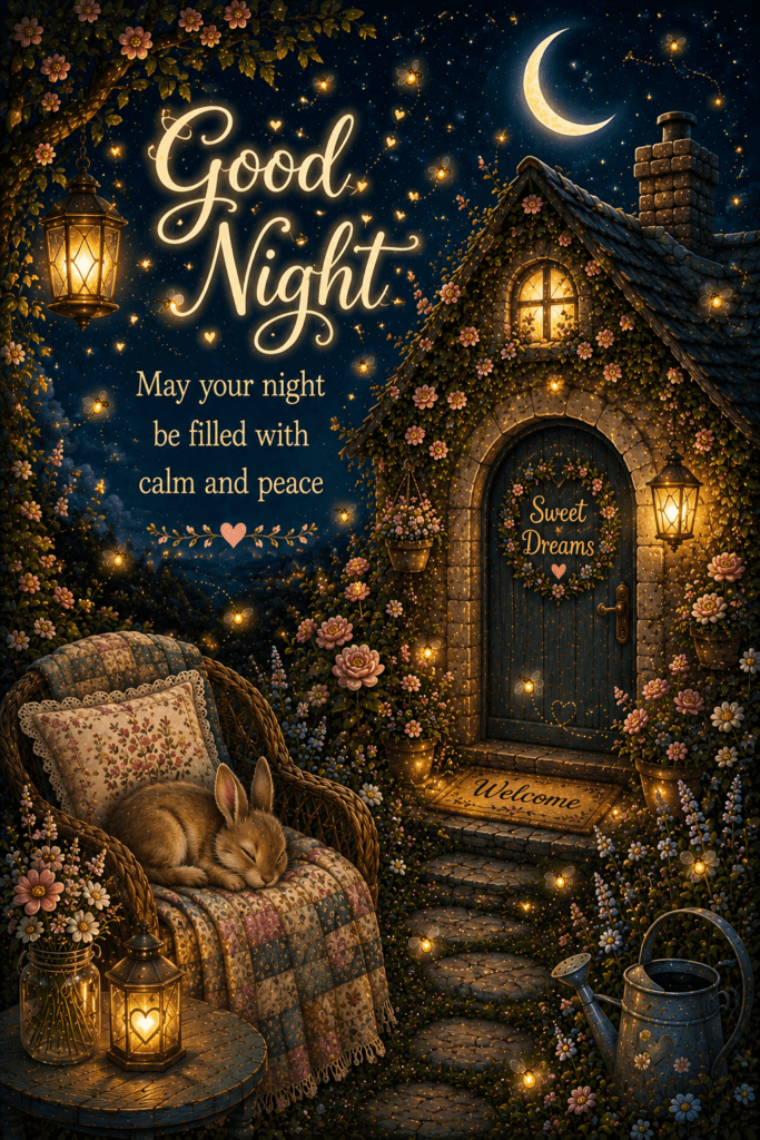 Night Filled With Calm And Peace Ecard