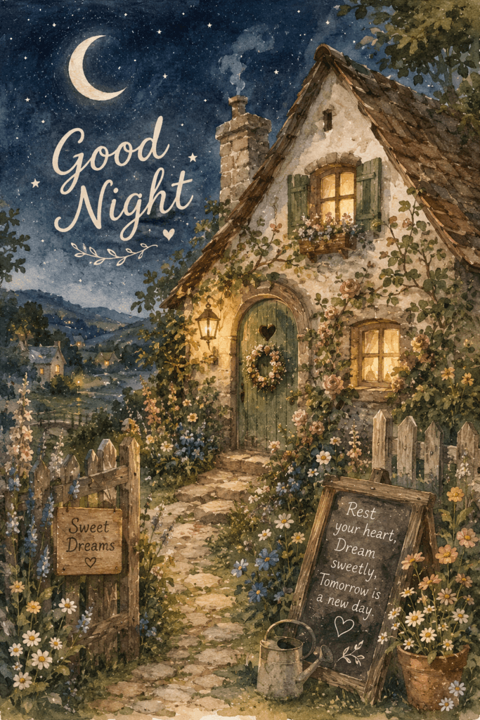 Good Night Rest Your Heart Ecard