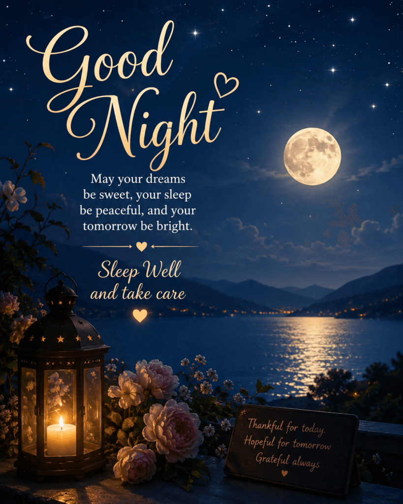 Good Night Sleep Well And Take Care Ecard