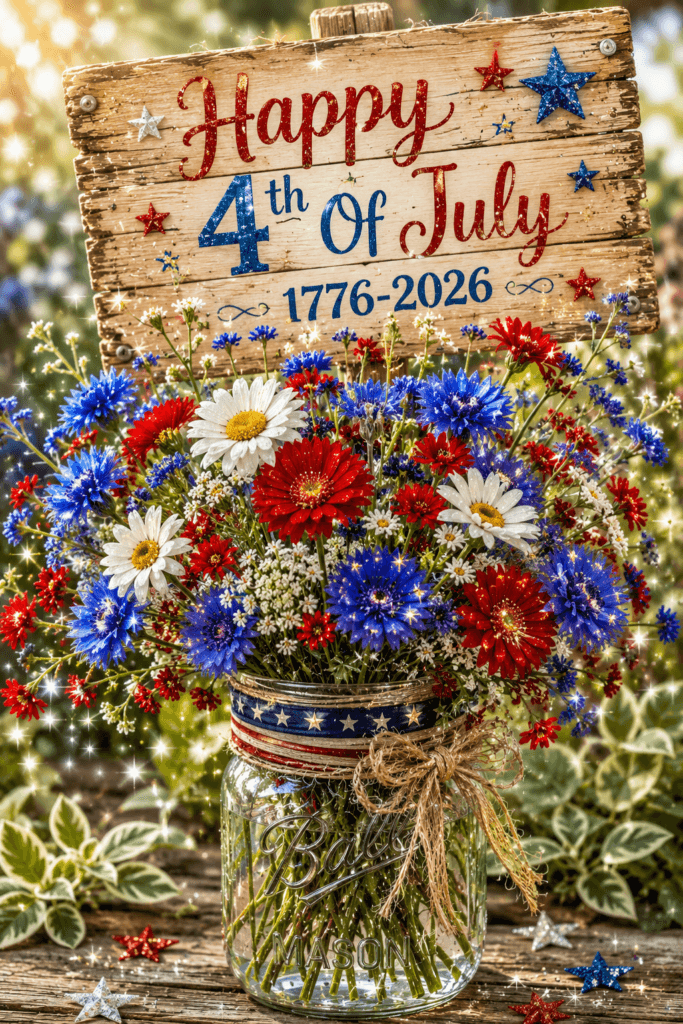 4th Of July Wildflowers Ecards