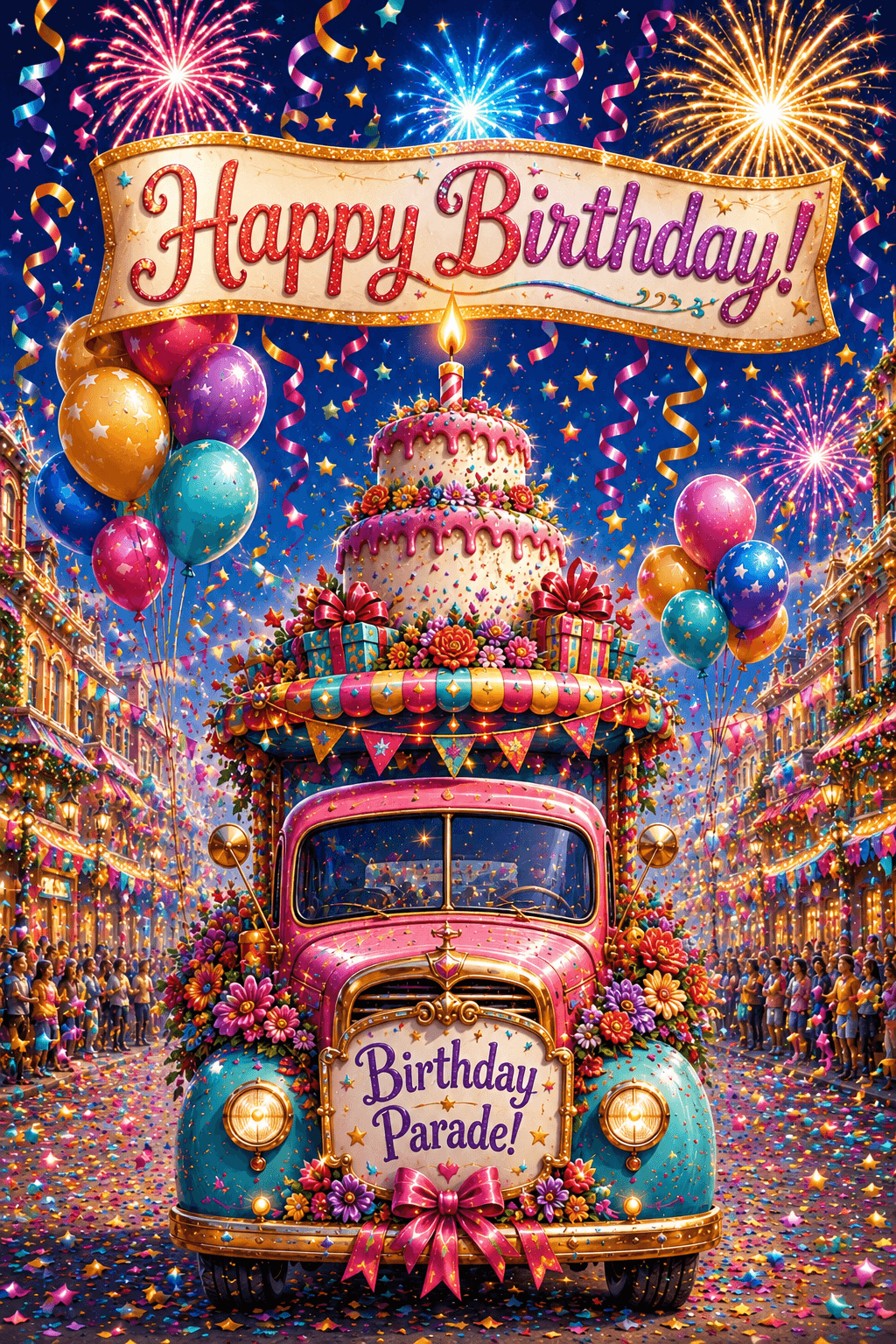 Happy Birthday Birthday Parade Ecard