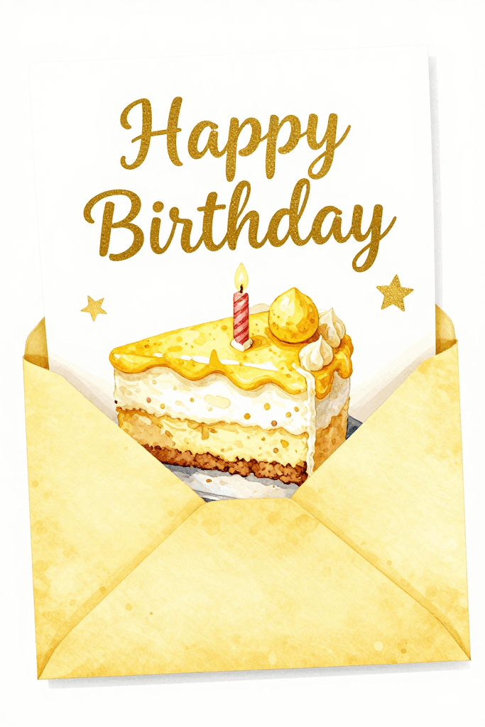 Happy Birthday Cake Card Ecard