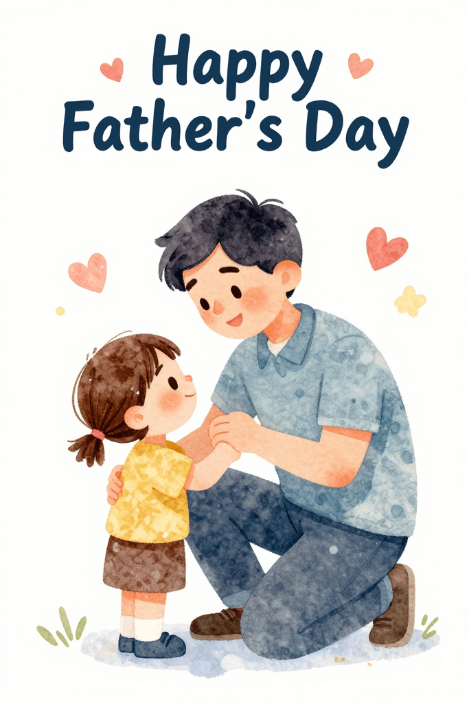 Happy Father's Day With Daughter Ecard