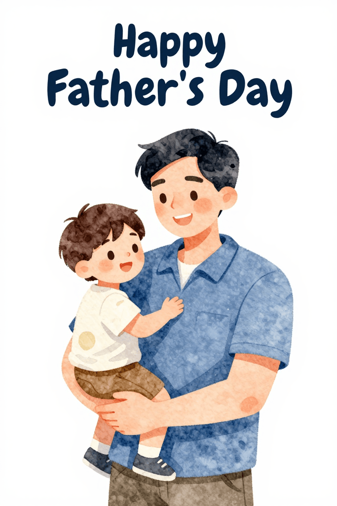 Happy Father's Day With Son Ecard
