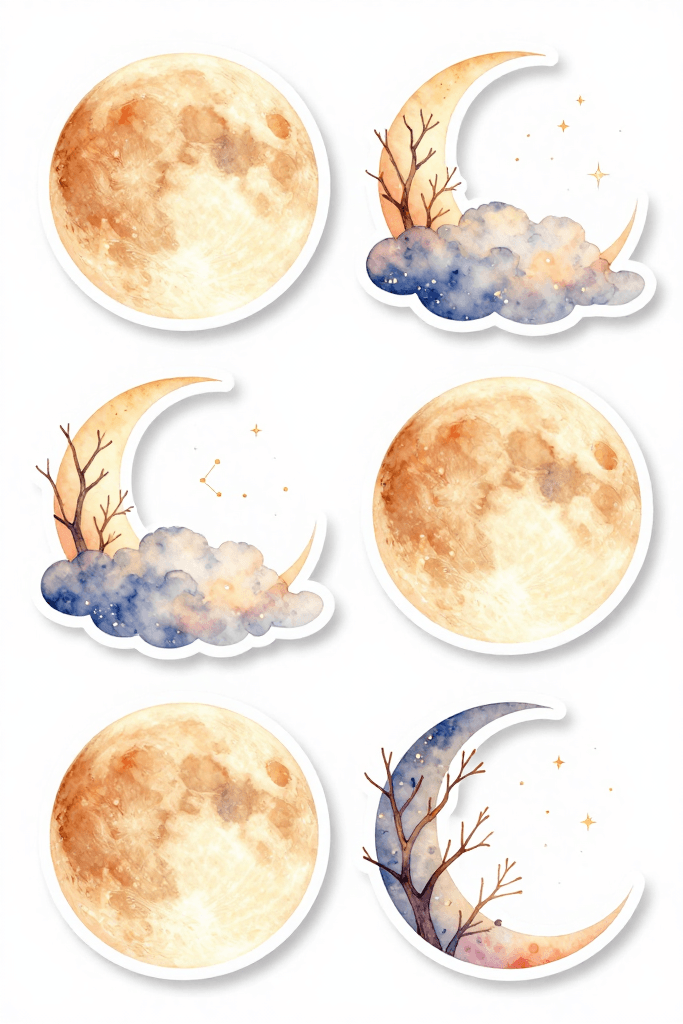 Harvest Moon Stickers Printable