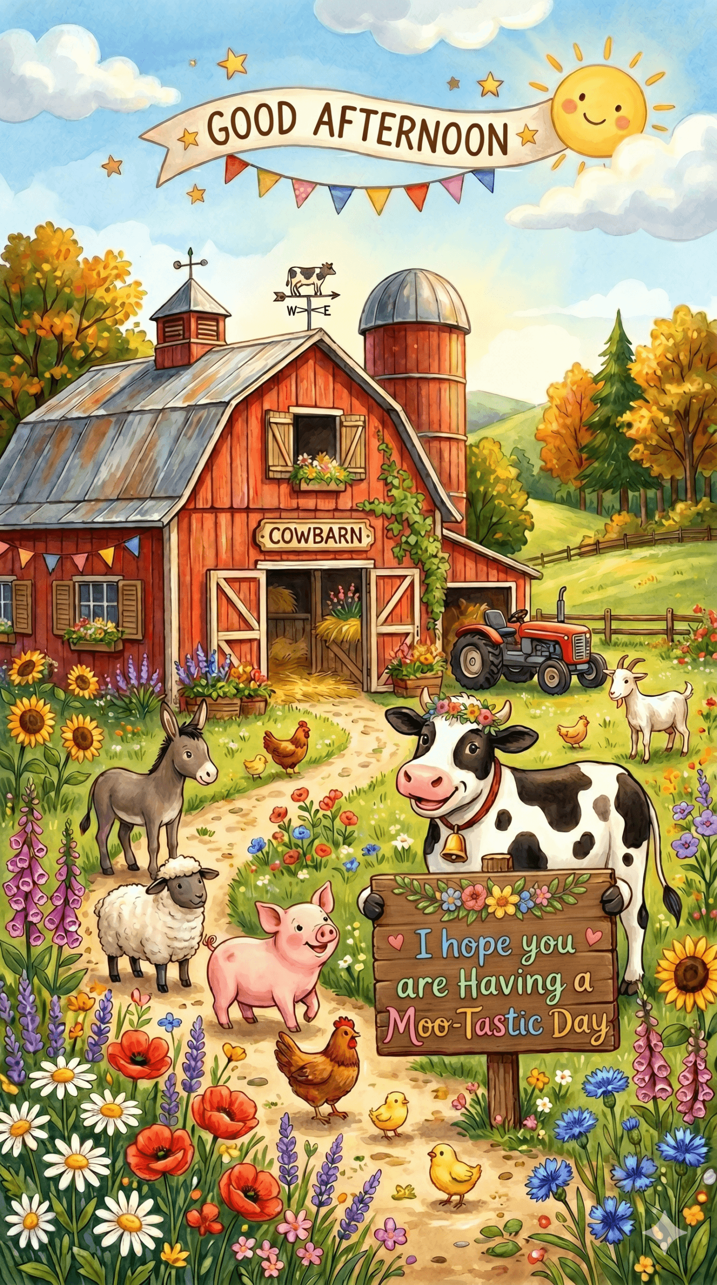 Hope You Are Having A Moo-Tastic Day Ecard