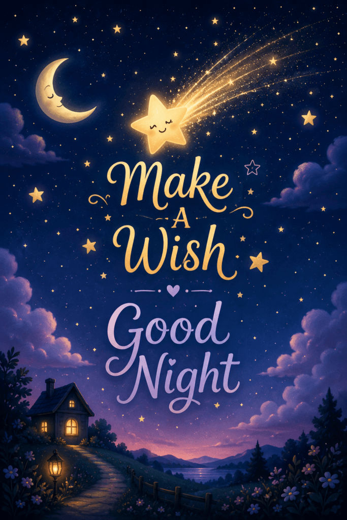 Make A Wish Good Night Ecard