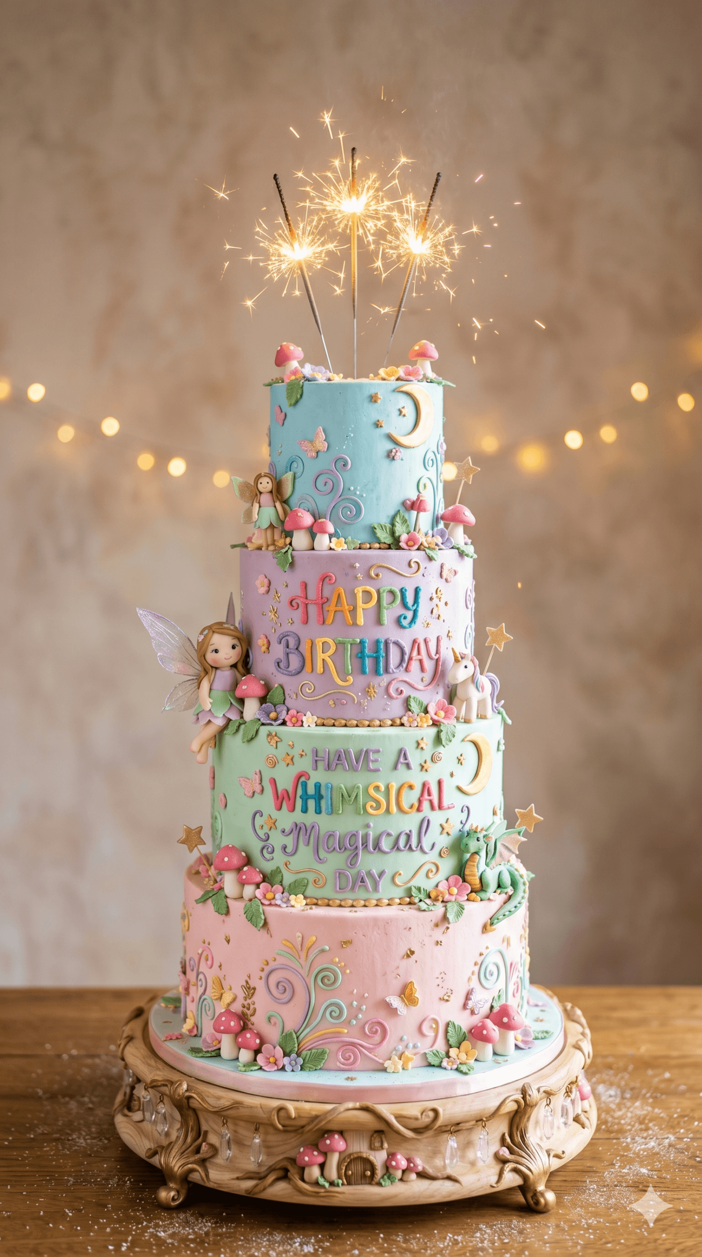 Have A Whimsical Magical Day Happy Birthday Ecard