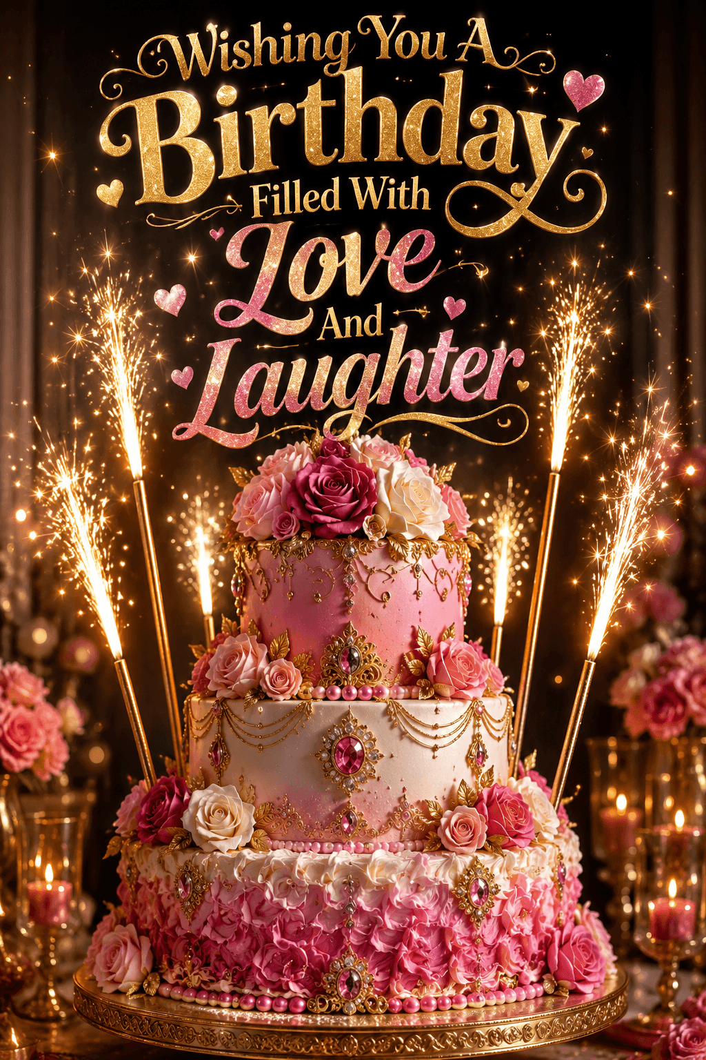 Birthday Filled With Love And Laughter Ecard