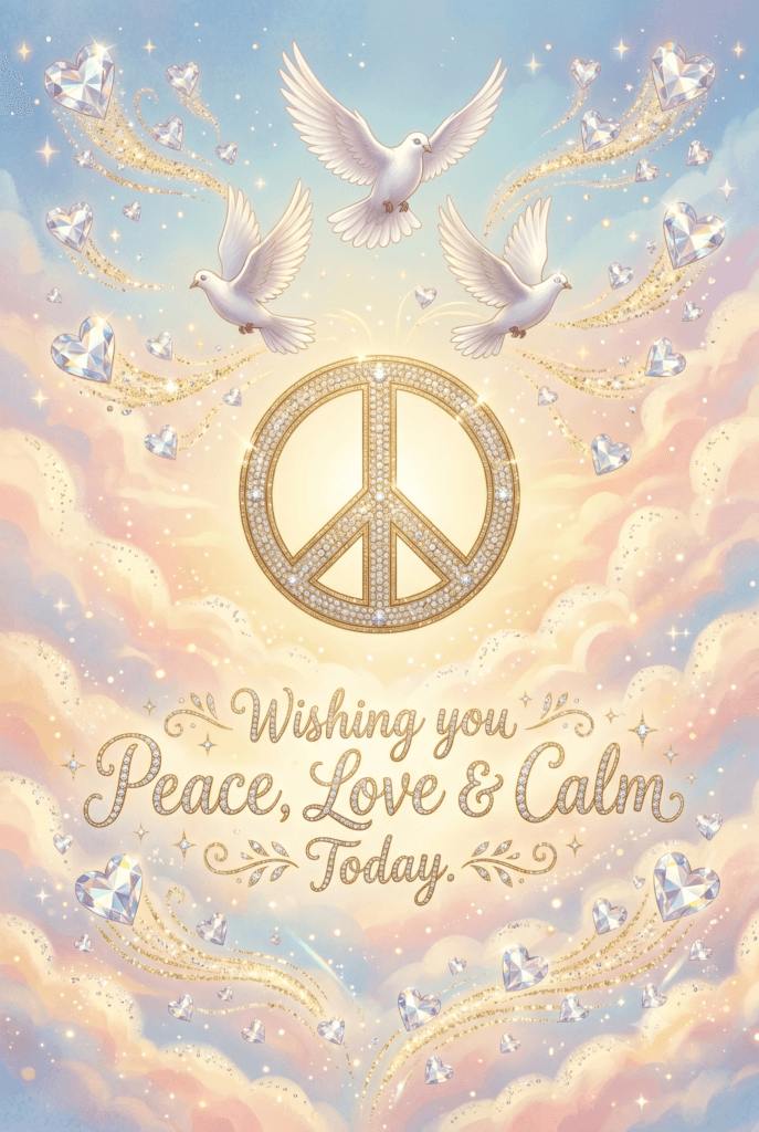 Wishing You Peace Love And Calm Ecard