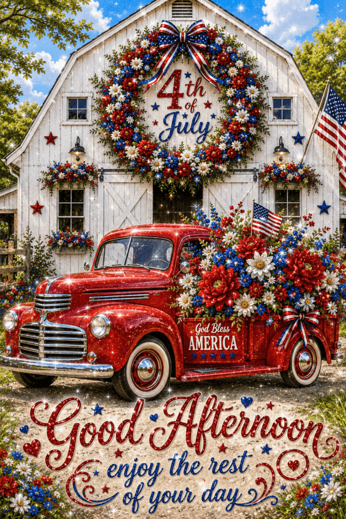 Good Afternoon 4th Of July Ecard