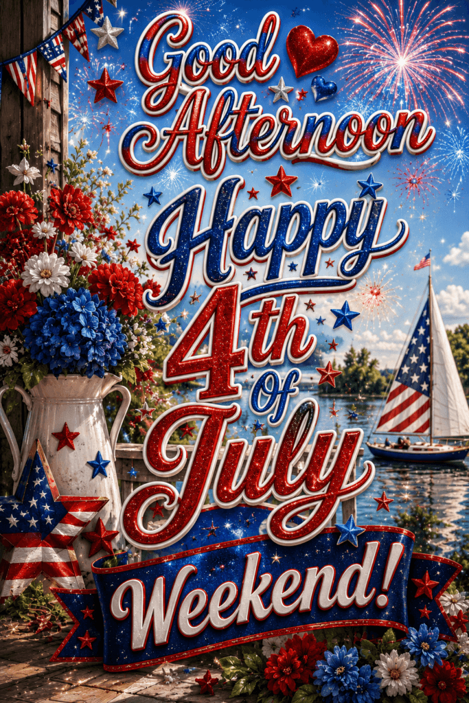 Good Afternoon Happy 4th Of July Weekend Ecard