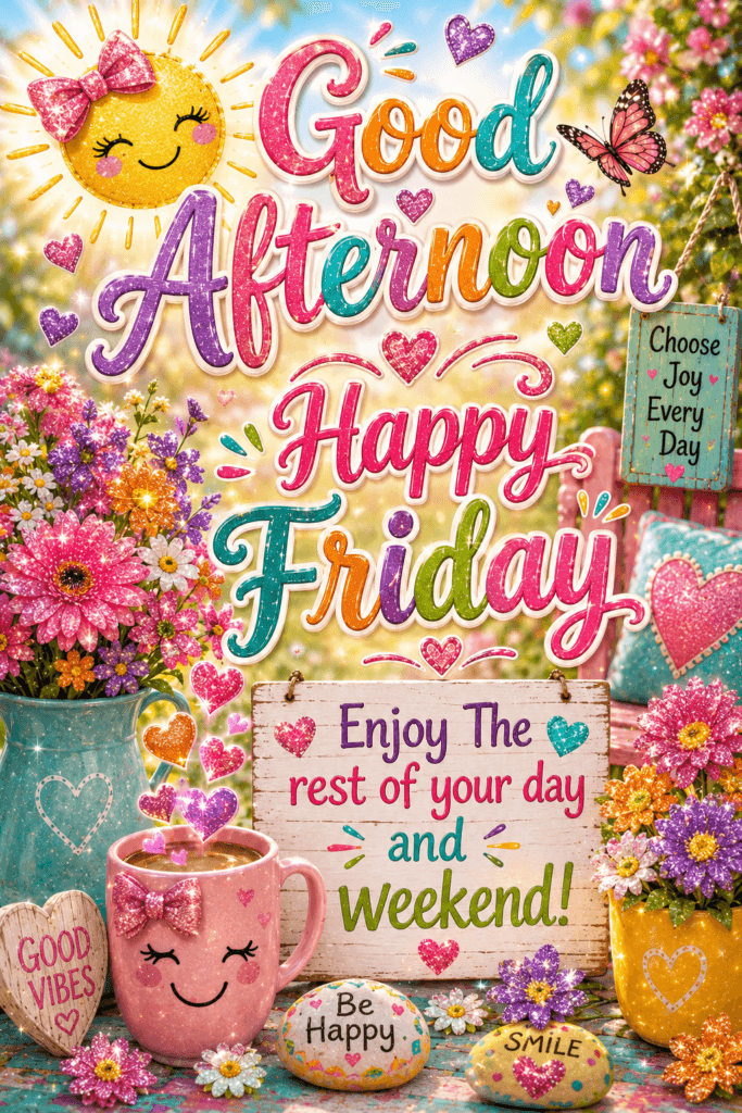 Good Afternoon Enjoy Day And Weekend Ecard