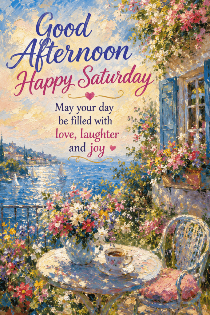 Good Afternoon Happy Saturday Ecard