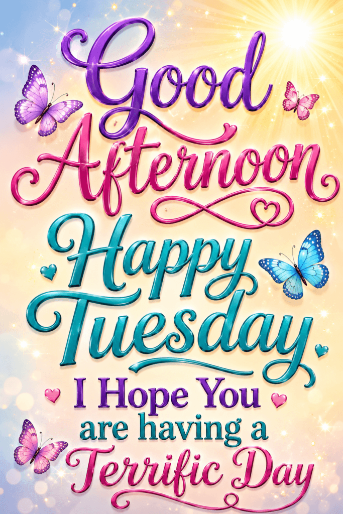Good Afternoon Happy Tuesday Ecard
