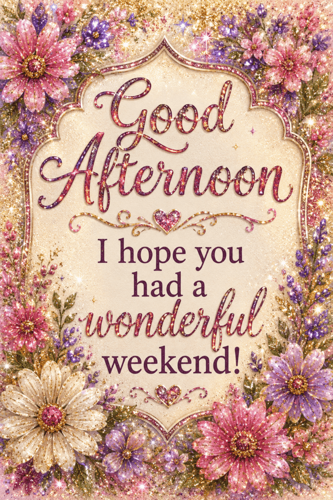 I Hope You Had A Wonderful Weekend Ecard