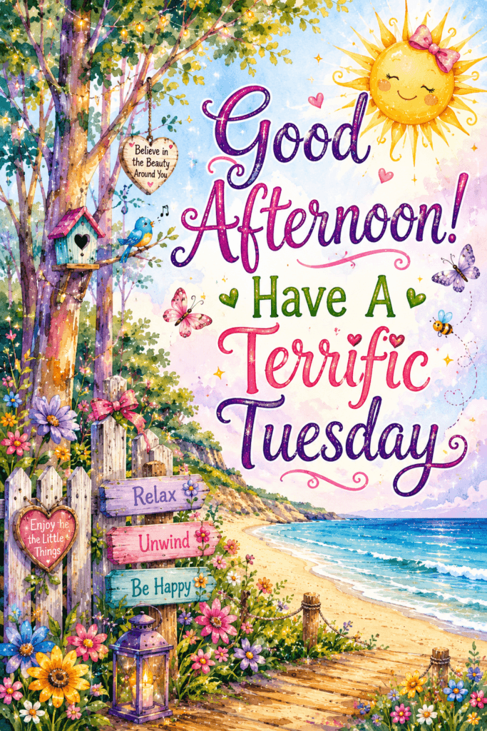 Good Afternoon Have A Terrific Tuesday Ecard