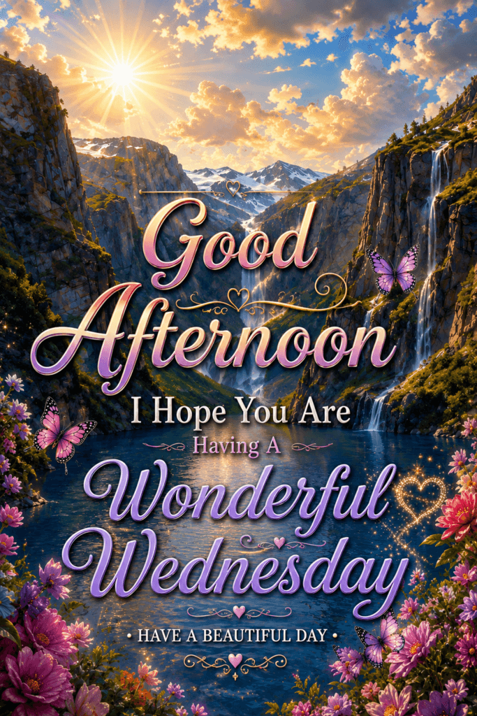 Good Afternoon Wonderful Wednesday Ecard
