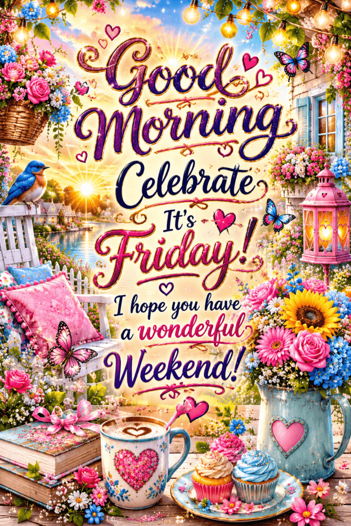 Good Morning Celebrate It's Friday Ecard