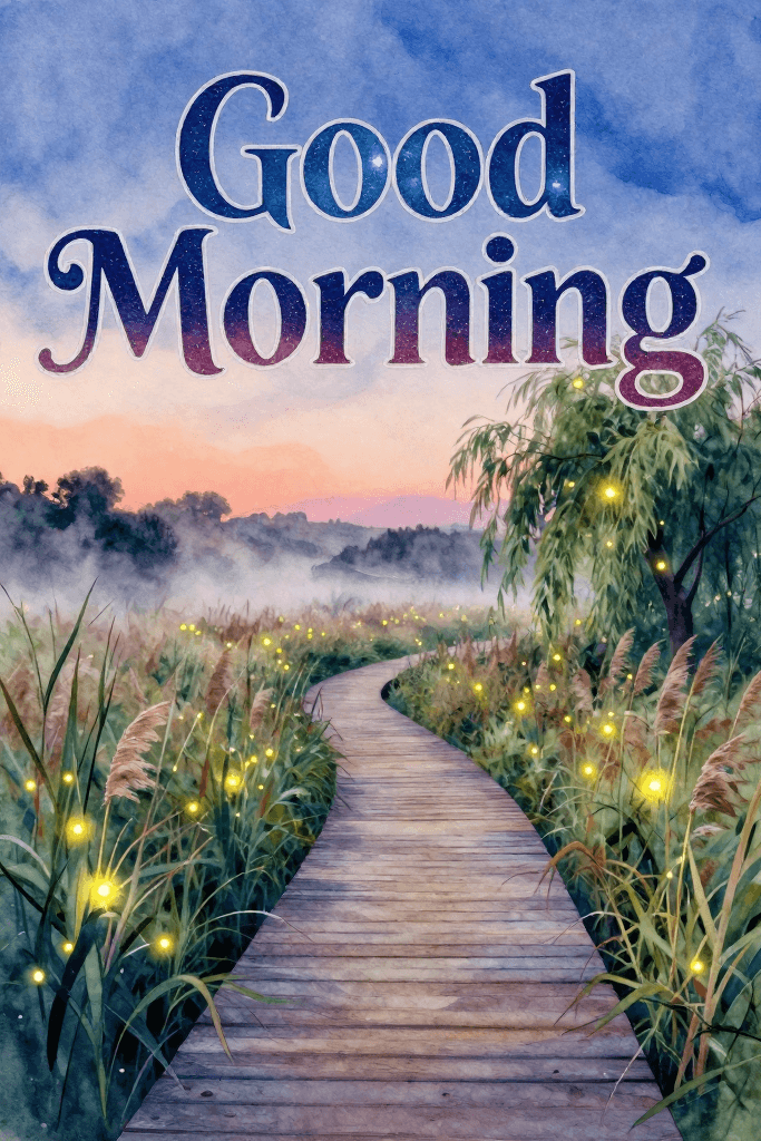 Good Morning Peaceful Walkway Ecard