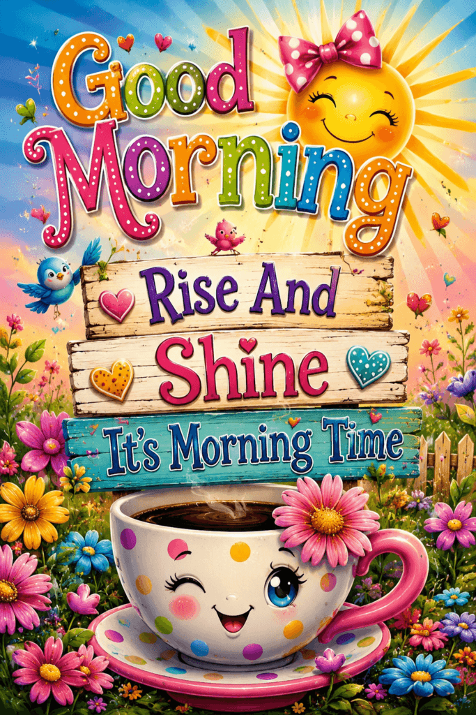 Rise And Shine It's Morning Time Ecard