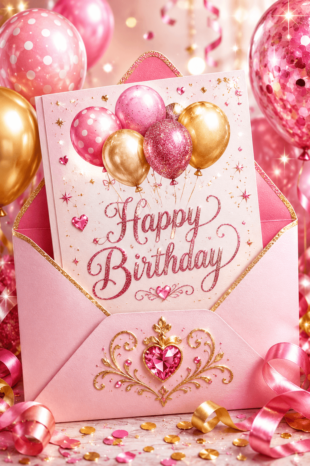Happy Birthday Balloon Card Ecard