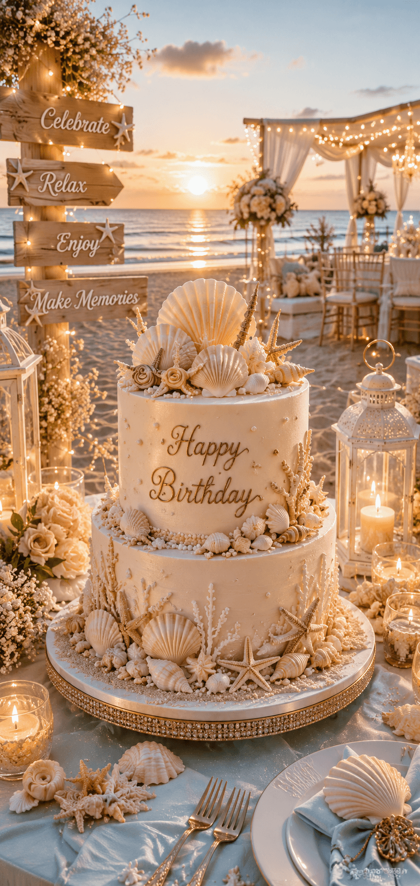 Happy Birthday Celebrate Relax Enjoy Ecard