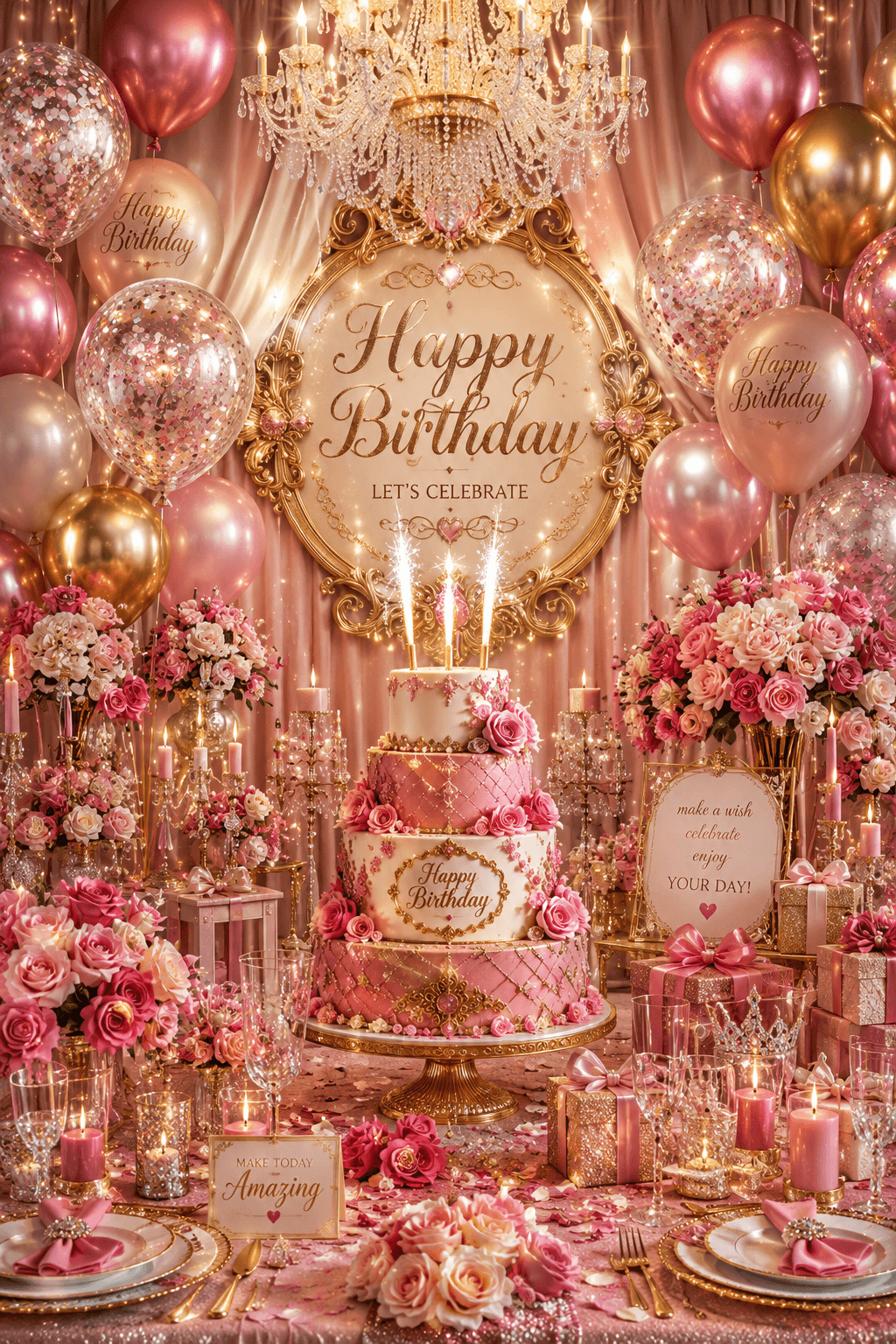Happy Birthday Let's Celebrate Ecard