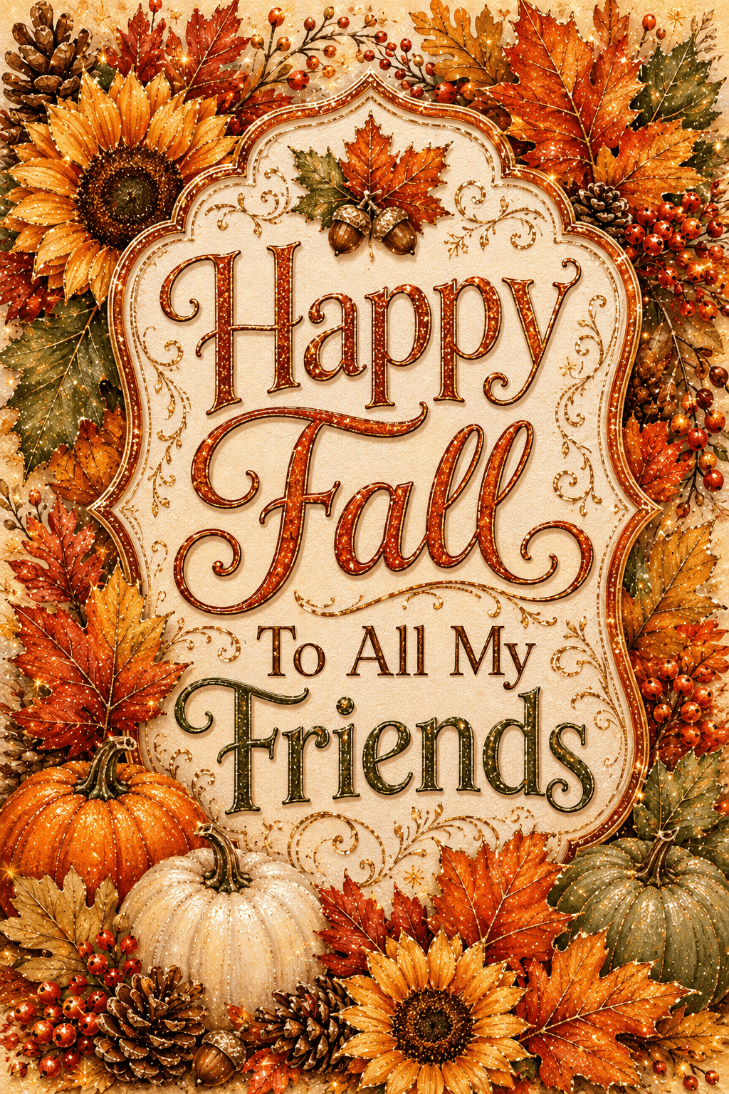 Happy Fall To All My Friends Ecard