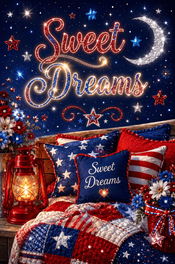 Sweet Dreams Red White And Blue Ecard