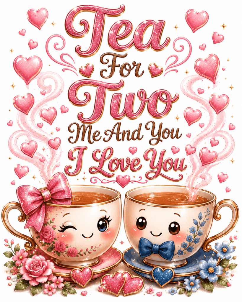 Tea For Two Me And You Ecard