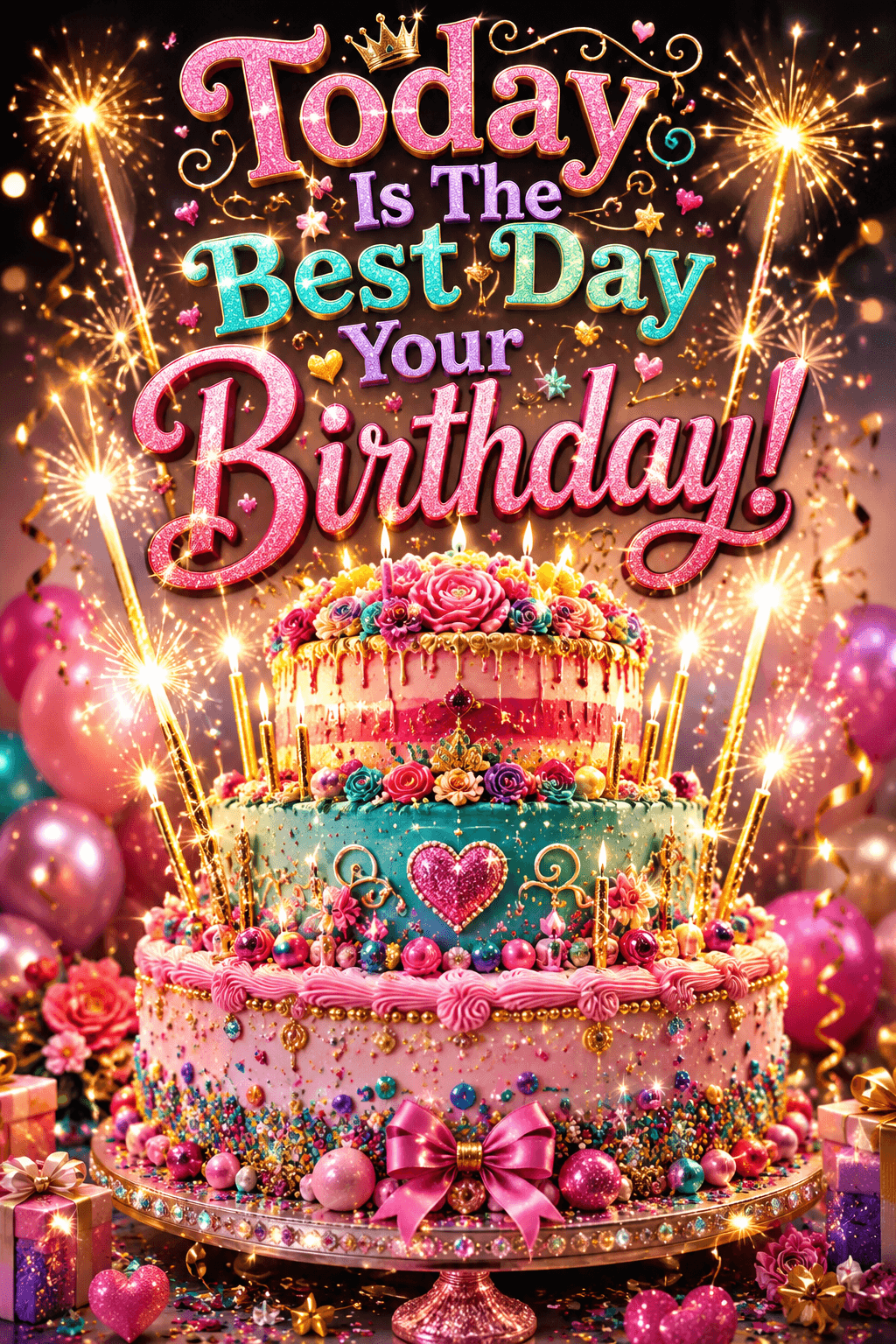 Today Is The Best Day Birthday Ecard