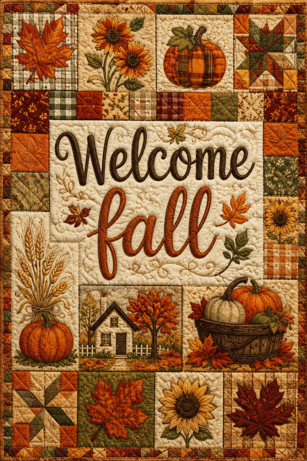 Welcome Fall Quilt Ecard