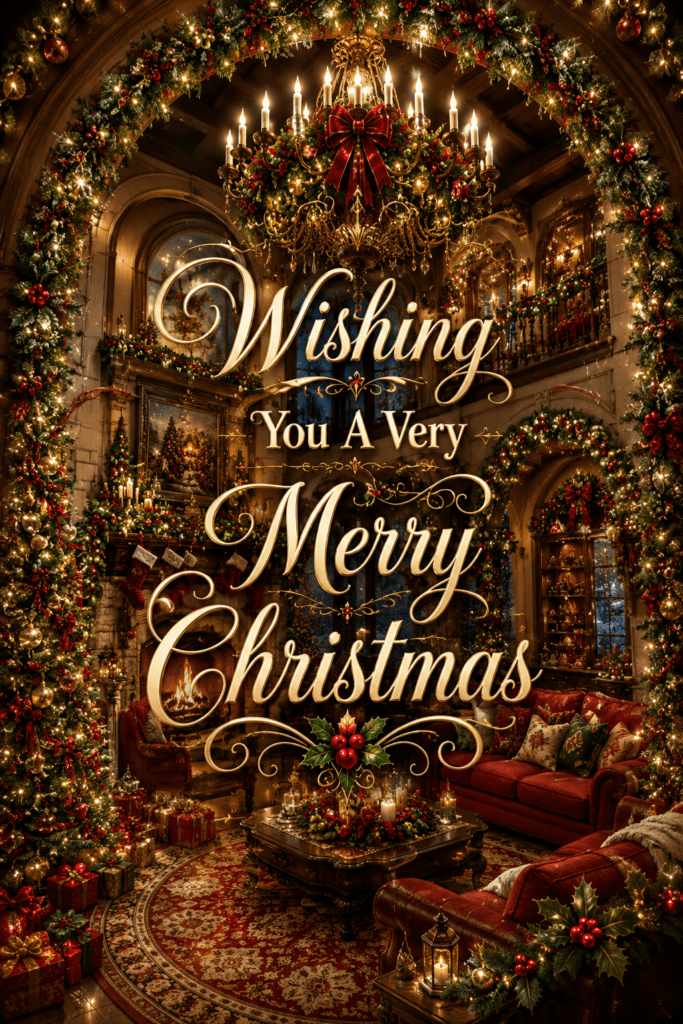 Wishing You A Very Merry Christmas Ecard