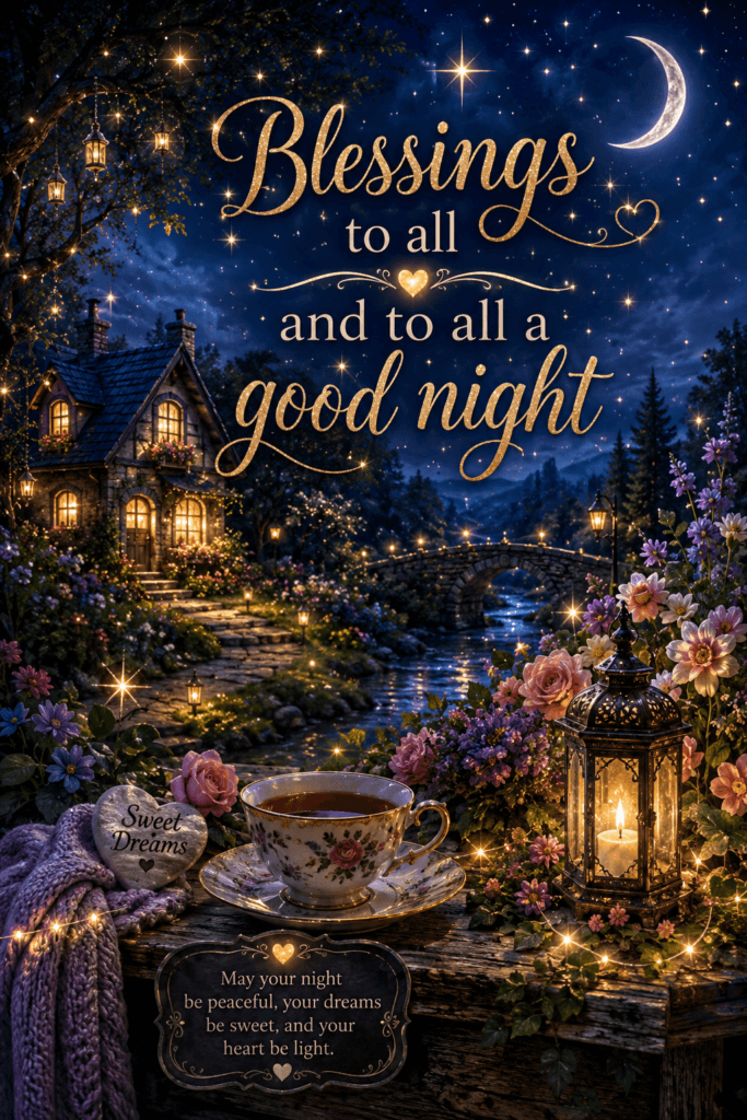 Blessings To All And To All A Good Night Ecard