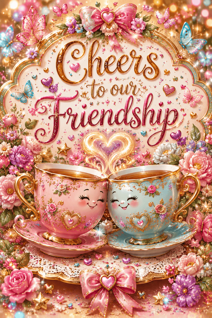 Cheers To Our Friendship Ecard