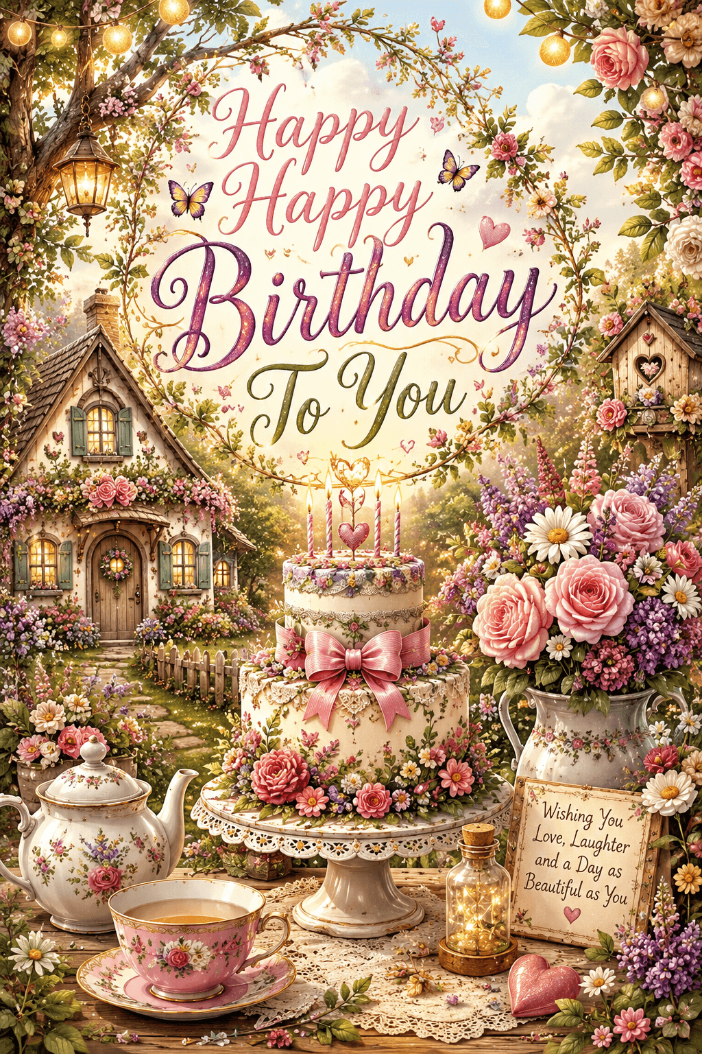 Happy Happy Birthday To You Ecard