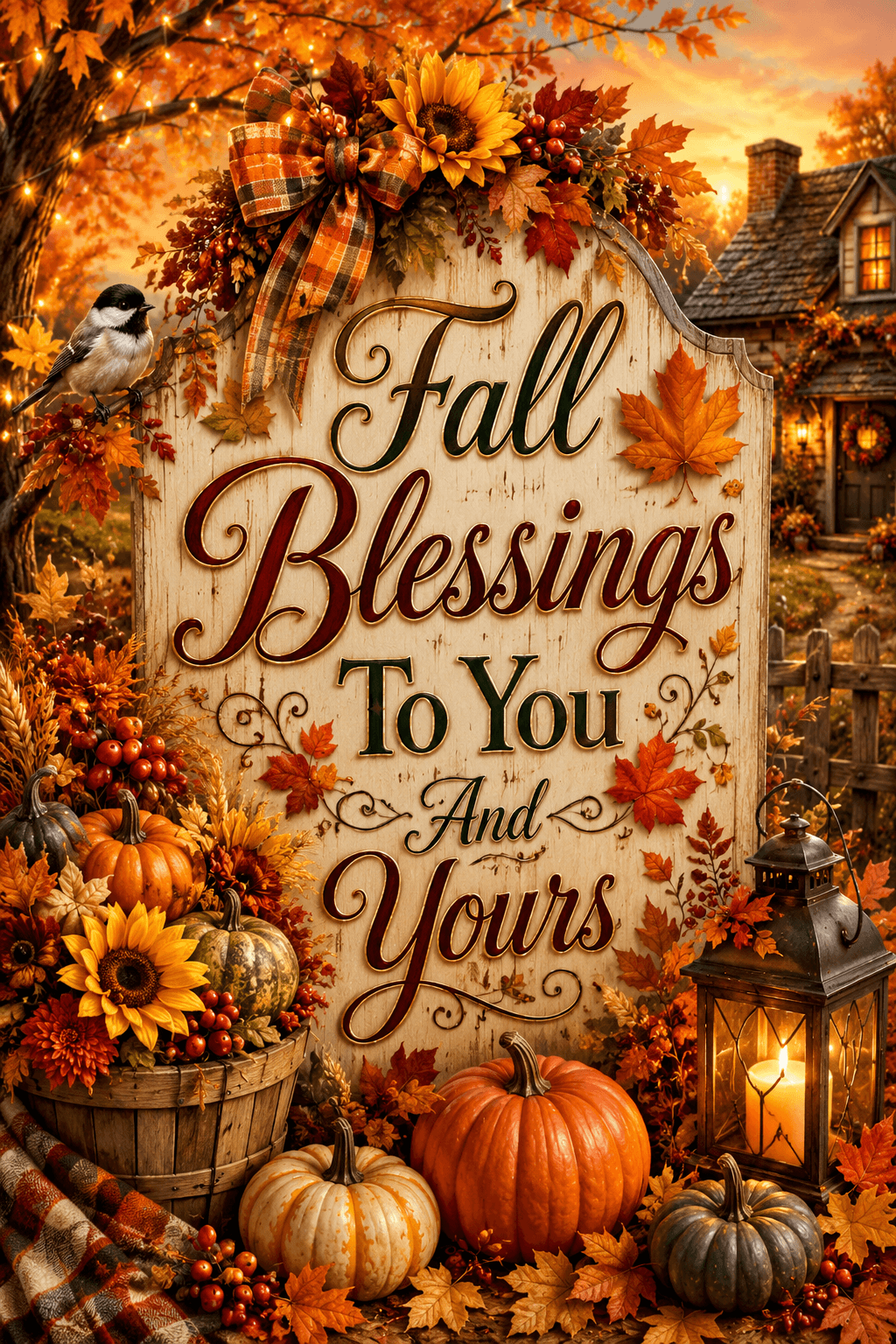 Fall Blessings To You And Yours Ecard