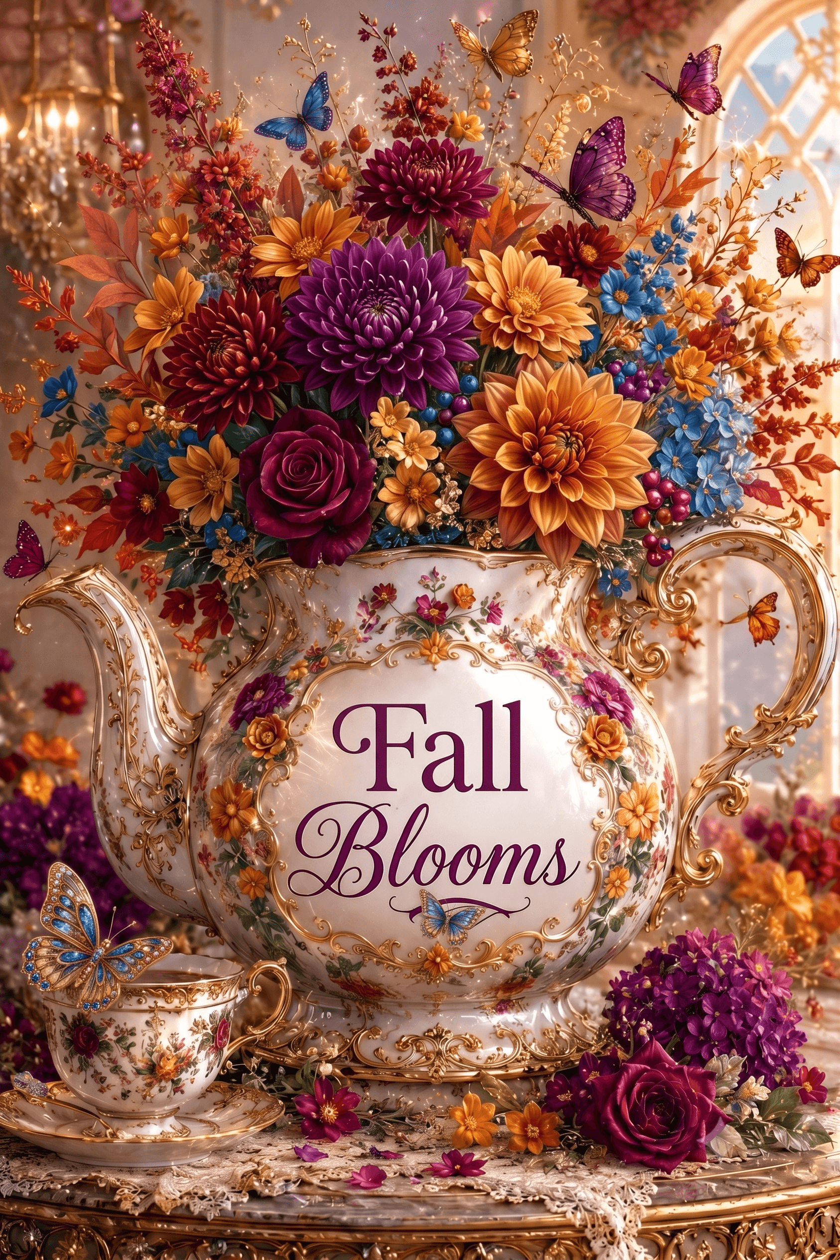 Fall Blooms Ecard