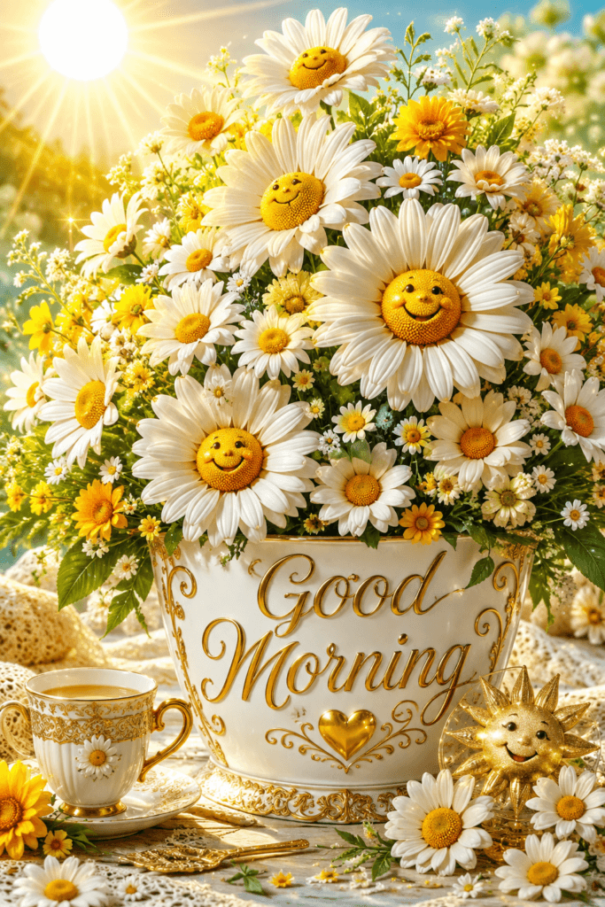 Good Morning Daisies Ecard